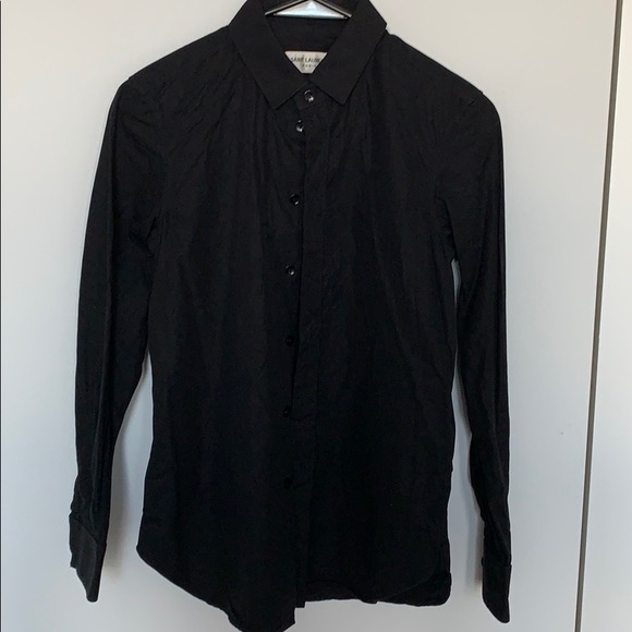 Saint Laurent Women’s Black Button Down Shirt - Picture 2 of 7